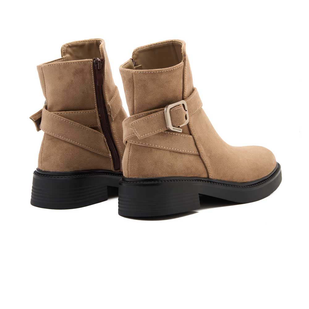Women chamois boot - Beige1