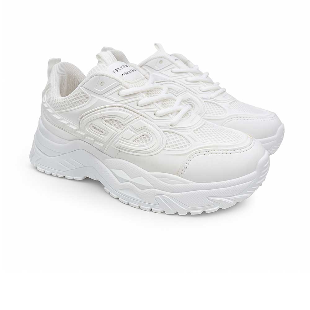 Fashion women sneakers - White