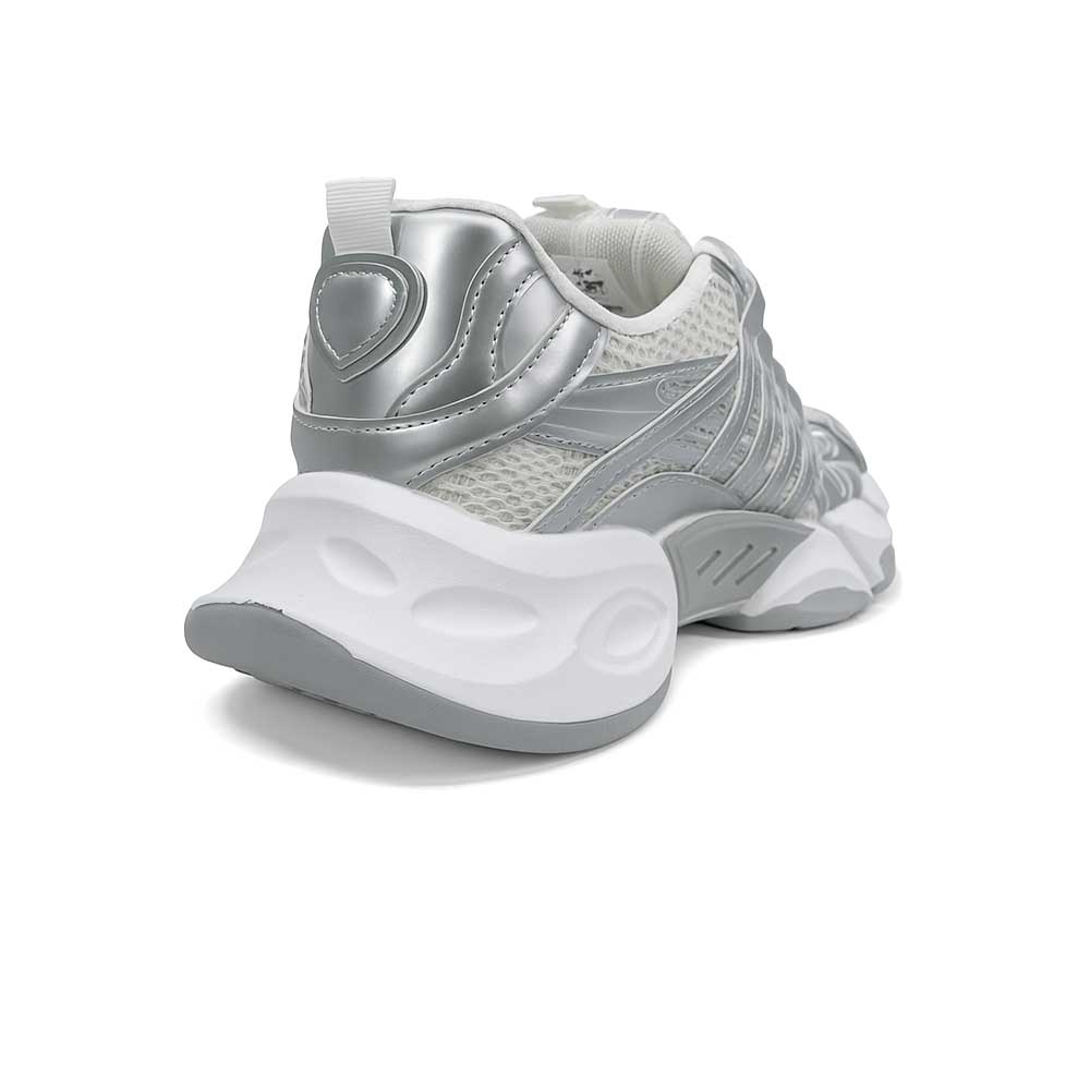 Women's Sleek Sneakers - Grey1