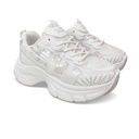 Women's Sequined Sneakers - White
