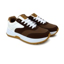 Men's Multi-Color Sport Sneakers - Brown