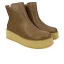 Women's High Sole Boot - Khaki