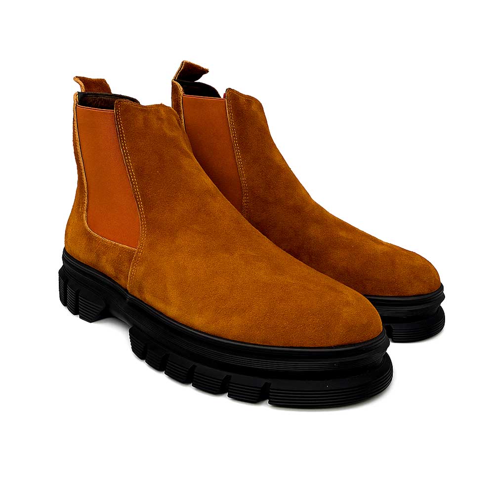 Men's Suede Chelsea Boot - Havana