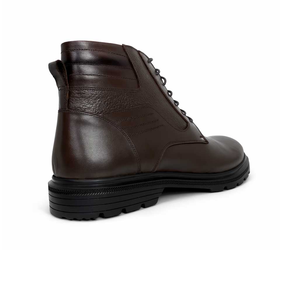 Men's Leather Half Boot - Brown1