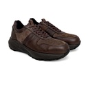 Men's Genuine Leather Casual Shoes - Brown