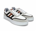 Men's High-Sole Sneakers - White*Brown
