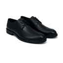 Men's Special Sizes Leather Shoe - Black