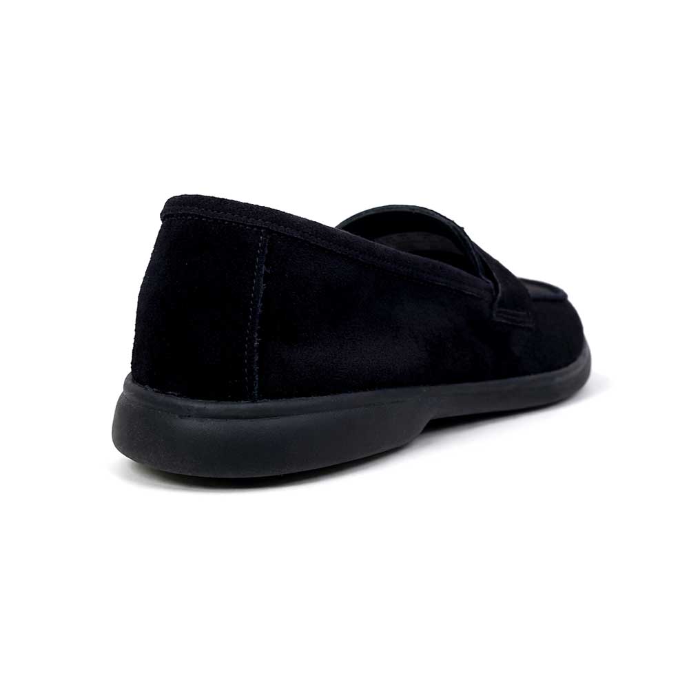Men's Penny Chamois Loafer - Black1