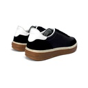 Men's Genuine Leather Sneakers - Black2