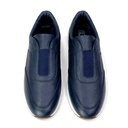 Men's Genuine Leather Fashion Shoes - Navy2