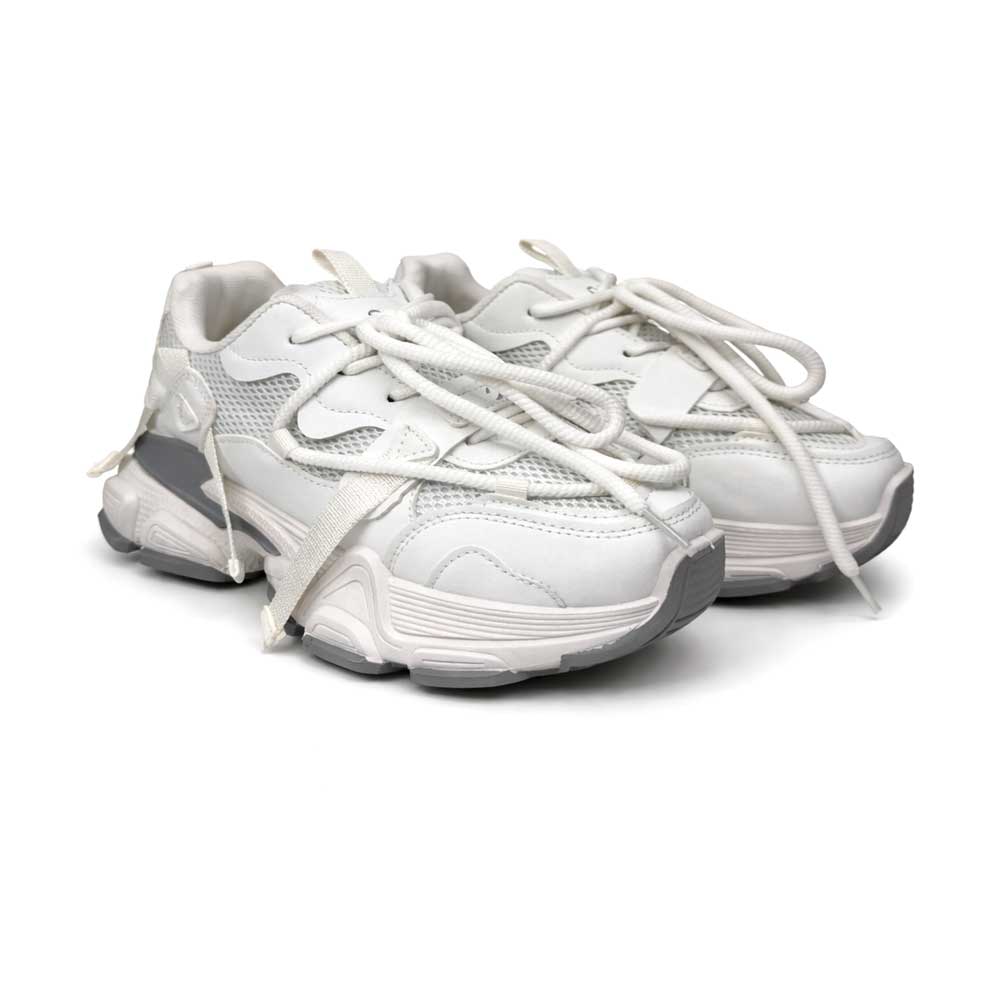 Women's Chunky Sole Sneakers - White