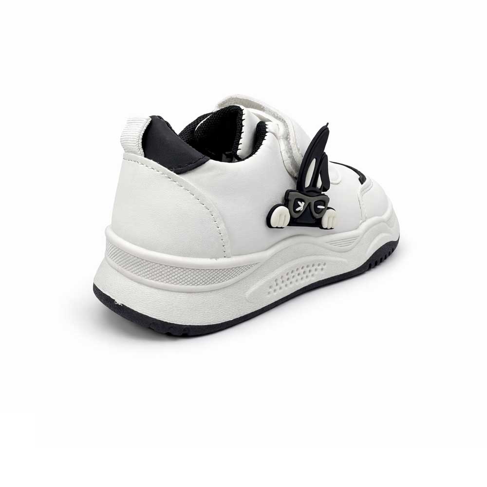 Unisex Kid's Rabbit Sneakers - White*Navy1