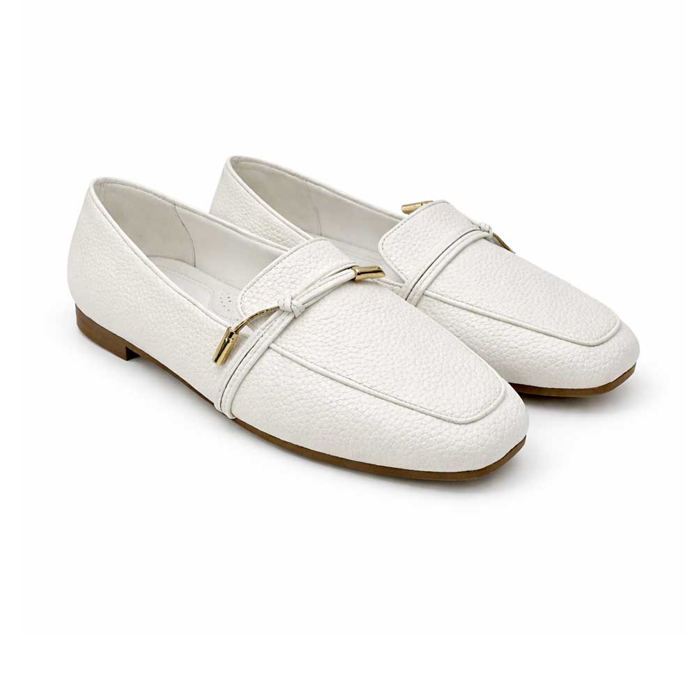 Women's Casual Ballerina - White