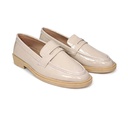 Women's Gloosy Moccasin - Beige