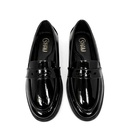 Women's Gloosy Moccasin - Black1