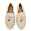 Women's Suede Loafer - Beige2