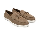 Women's Suede Loafer - Cafe