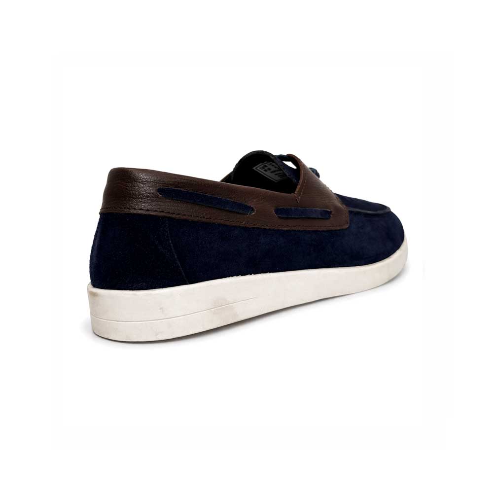 Men's Mixed Color Moccasin - Navy2