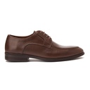 Men leather dress shoes - Havana