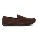 Men summer suede moccasin - Brown