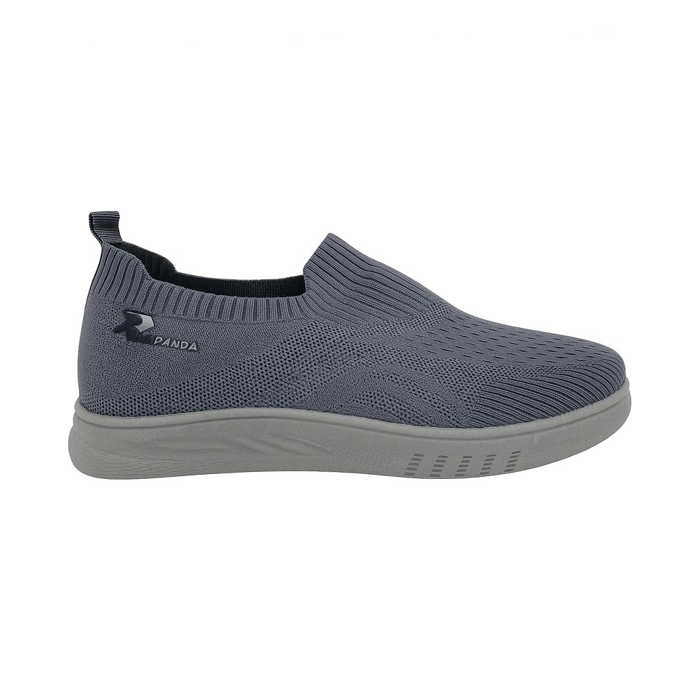 Men knitted slip-ons - Grey