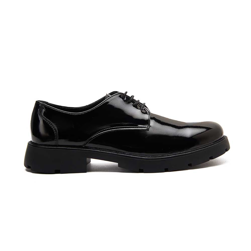 Men's shiny casual shoes - Black