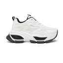 Futuristic Chunky Sneakers For Men - White