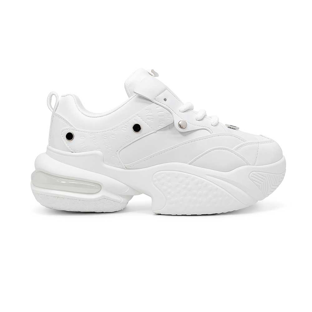 Men's Air Chunky Sole Sneakers - White