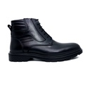 Men's Leather Half Boot - Black