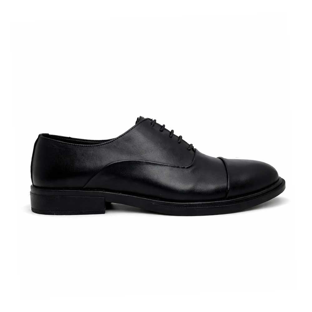 Men's Genuine Leather Shoes - Black