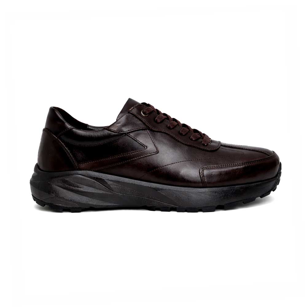 Men's Genuine Leather Shoes - Brown