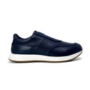 Men's Genuine Leather Fashion Shoes - Navy