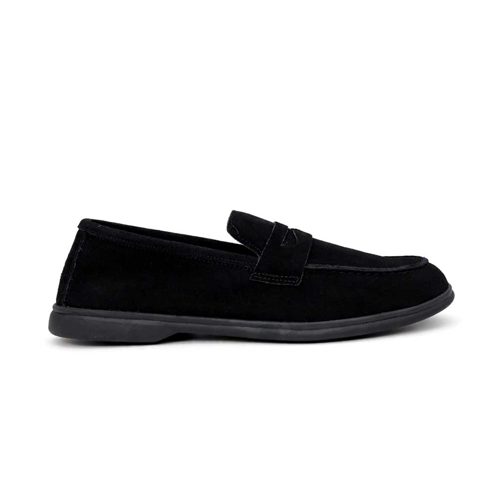 Men's Penny Chamois Loafer - Black