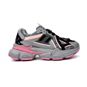 Women's Fashionable Chunky Sole Sneakers - Pink
