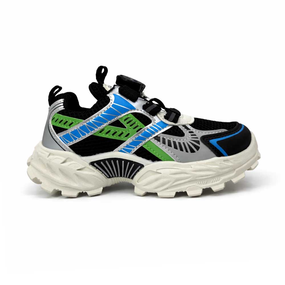 Kid's Fashion Running Sneakers - Black