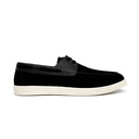 Men's Mixed Color Moccasin - Black
