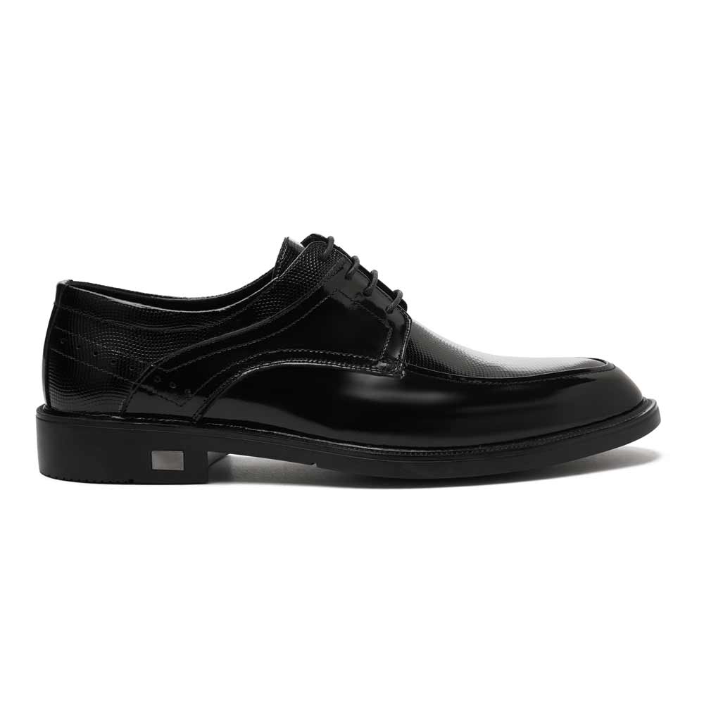 Men shiny dress shoes - Black