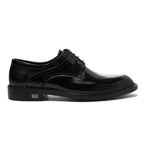 Men shiny dress shoes - Black