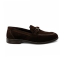 Chamois stylish loafers for men - Brown