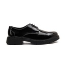 Men's shiny casual shoes - Black