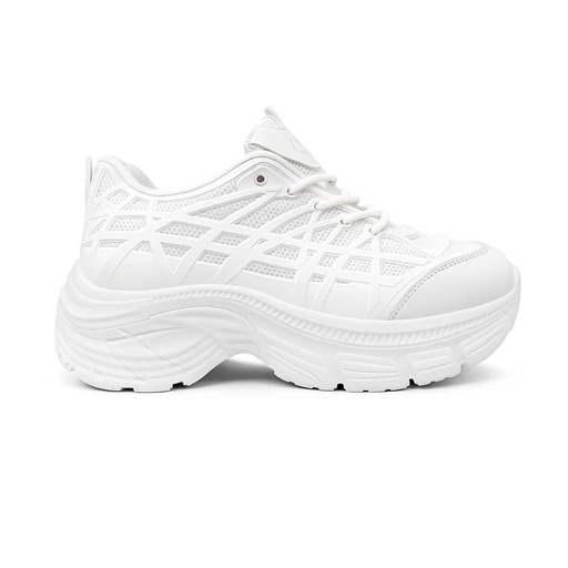 Women's Leather Sneakers - White