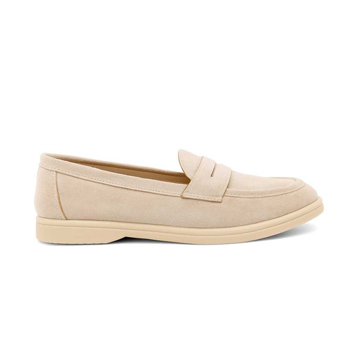 Women's Fashion Loafers - Beige