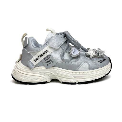 Girly Chunky Sneakers - Grey