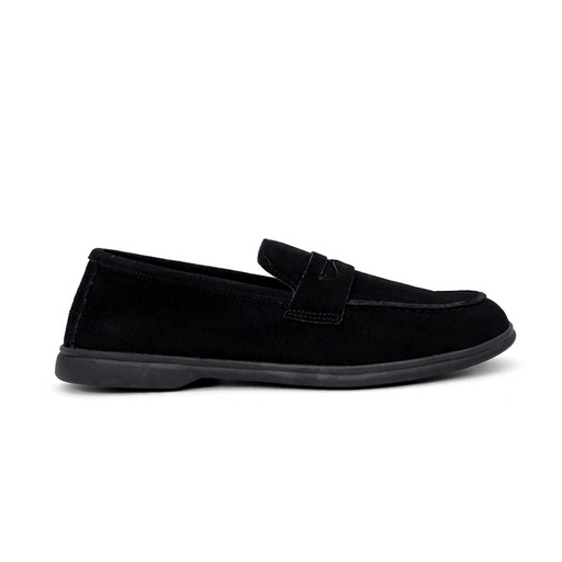 Men's Penny Chamois Loafer - Black
