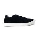 Men's Genuine Suede Sneakers - Black