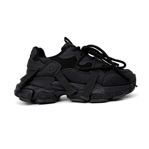 Women's Chunky Sole Sneakers - Black