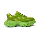 Women's Fashion Chunky Sole Sneakers - Green