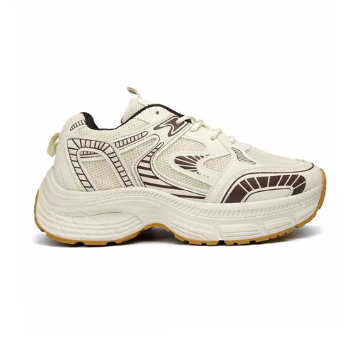 Women's Stylish Trainers - Beige